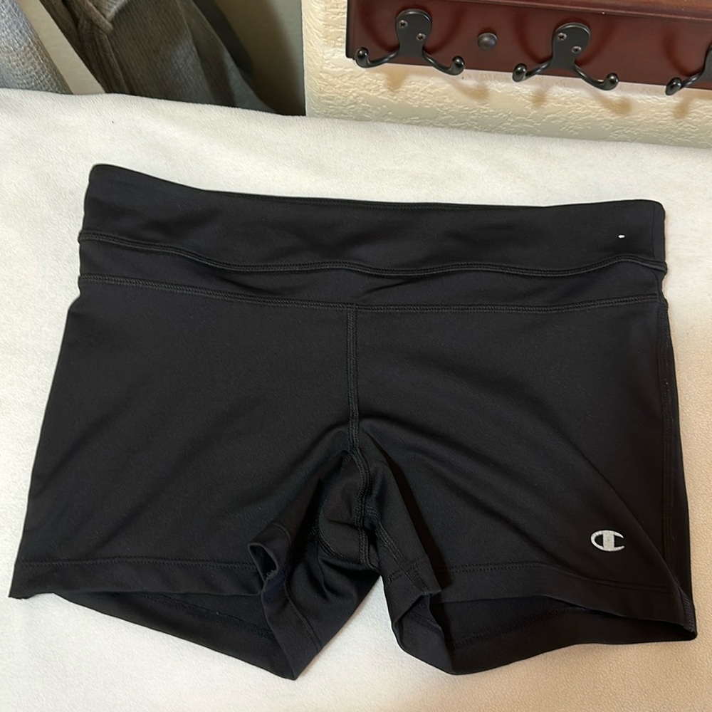 Champion shorts in the size medium in black